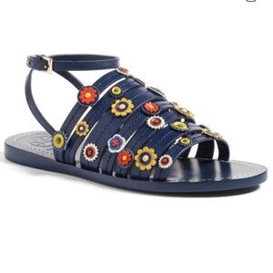 Tory Burch Multicolor Floral Women's Sandals! BRAND NEW!